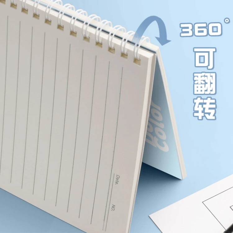 Colorful spiral notebook design 2
