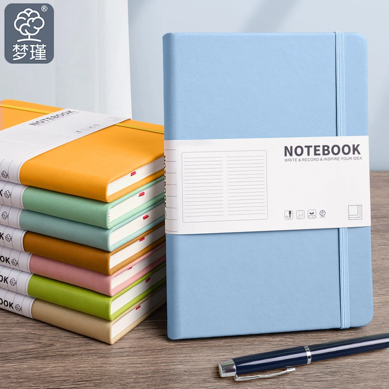 Leder-Hardcover-Schreibtagebuch